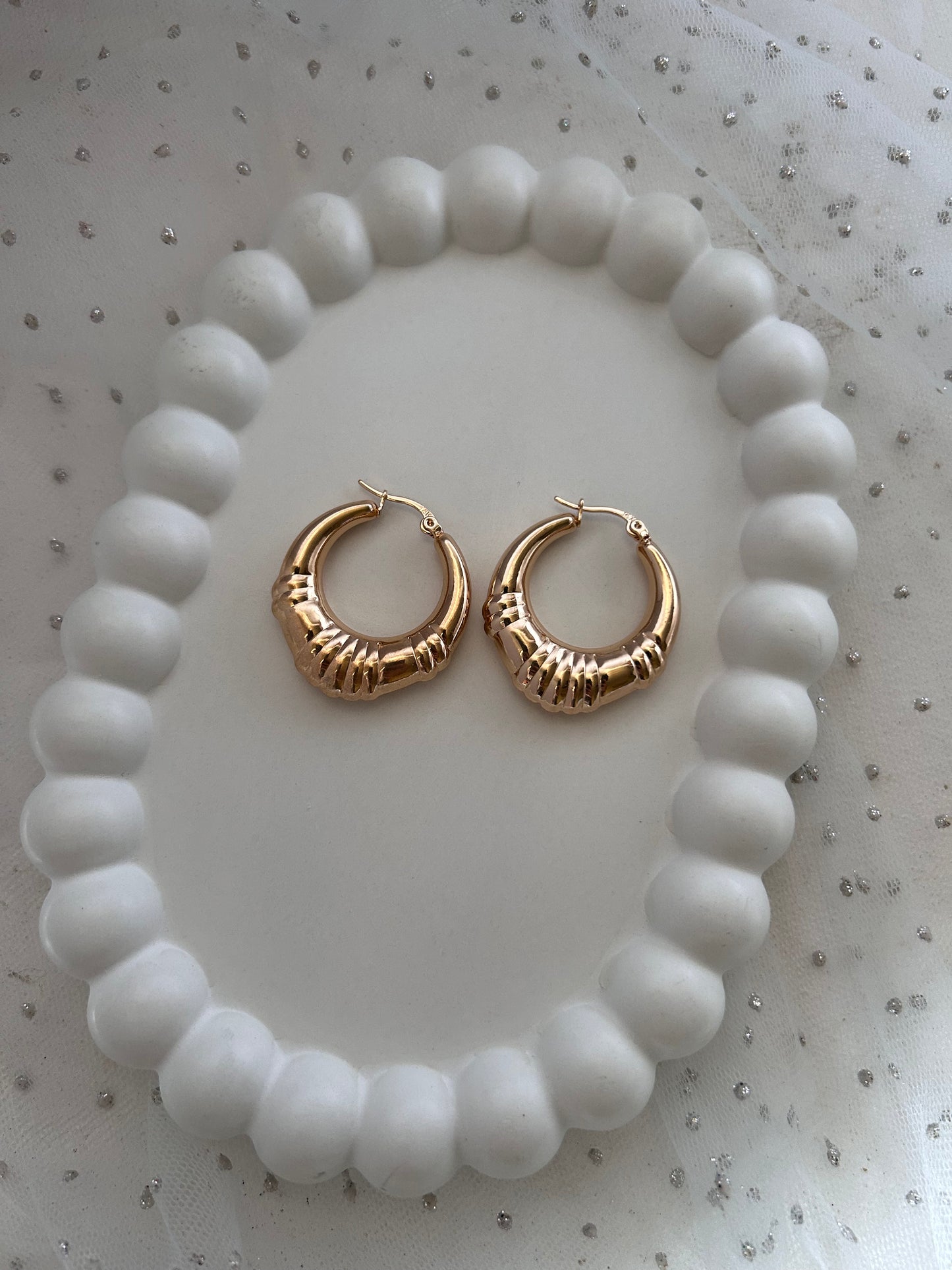 Combo 3 ( Set Of 3 Earrings -Flower, Hoops )