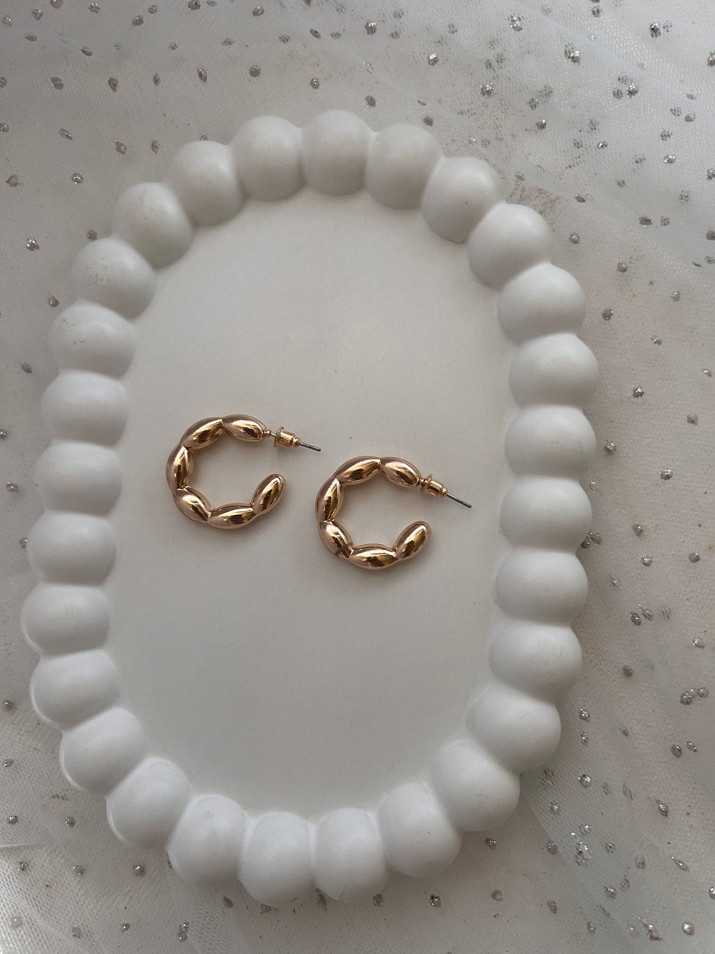 Combo 3 ( Set Of 3 Earrings -Flower, Hoops )