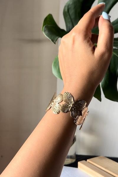 Butterfly cuff Bracelet