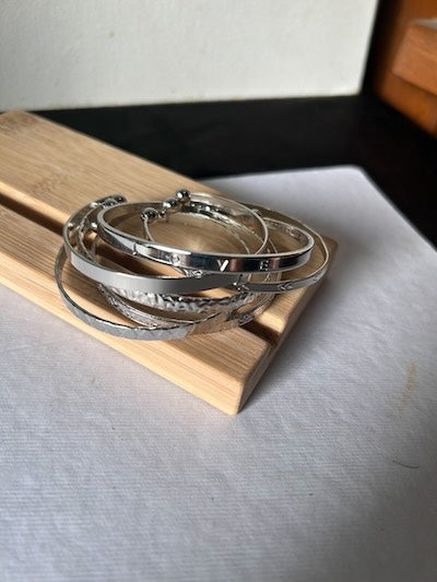 Trendy Silver Cuff Bracelet